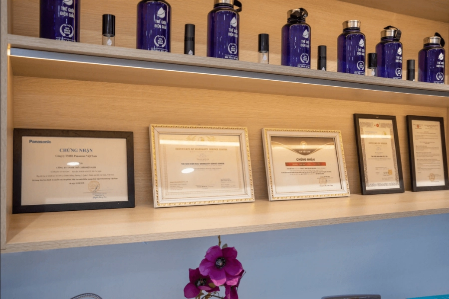 Hình ảnh hệ thống showroom và đại lý toàn quốc của thế giới lọc tổng15