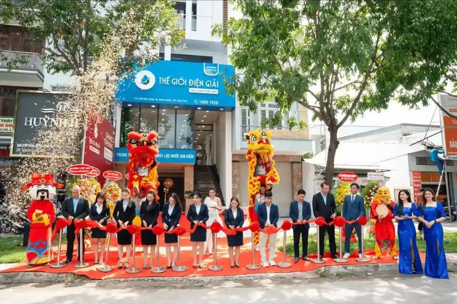 Hình ảnh hệ thống showroom và đại lý toàn quốc của thế giới lọc tổng5