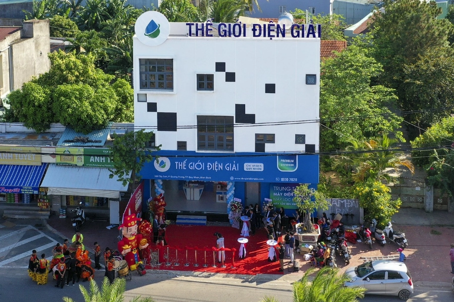 Hình ảnh hệ thống showroom và đại lý toàn quốc của thế giới lọc tổngBình Định