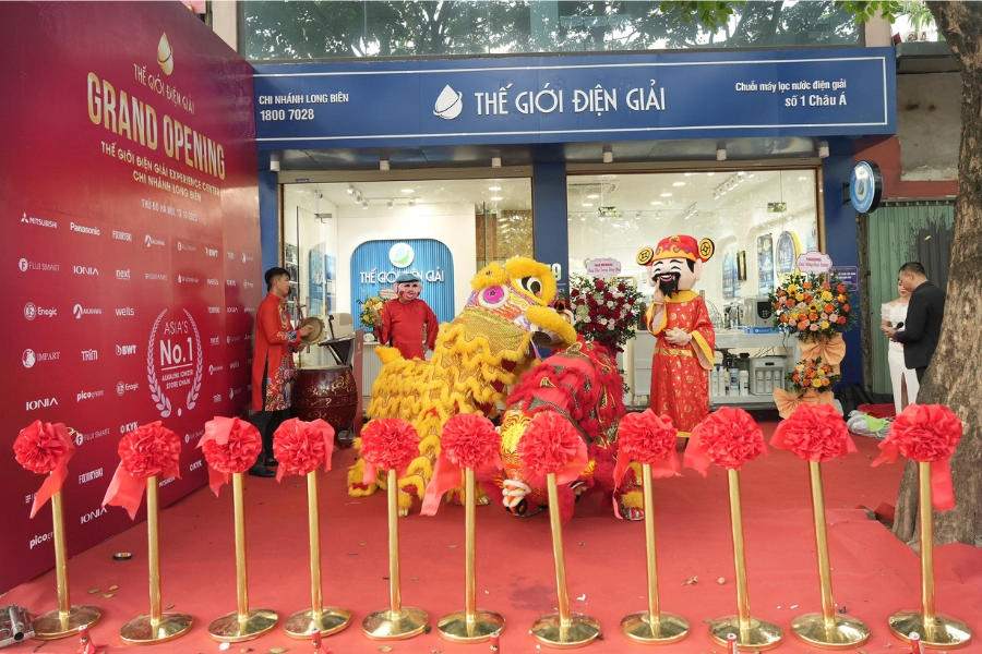 Hình ảnh hệ thống showroom và đại lý toàn quốc của thế giới lọc tổngLong Biên - Hà Nội