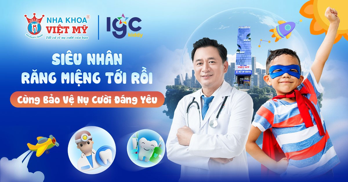 IGC KIDDY tham quan Nha khoa Viet My