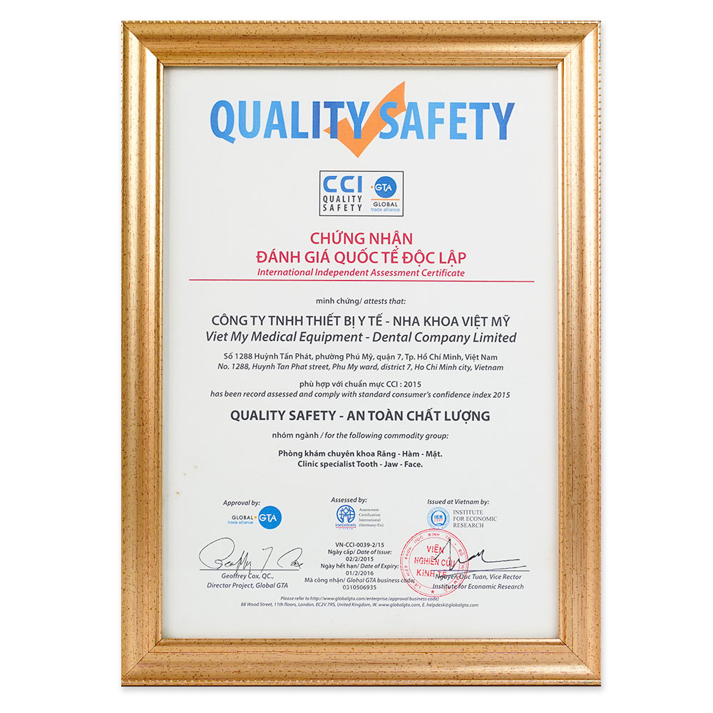 Chung nhan danh gia quoc te doc lap