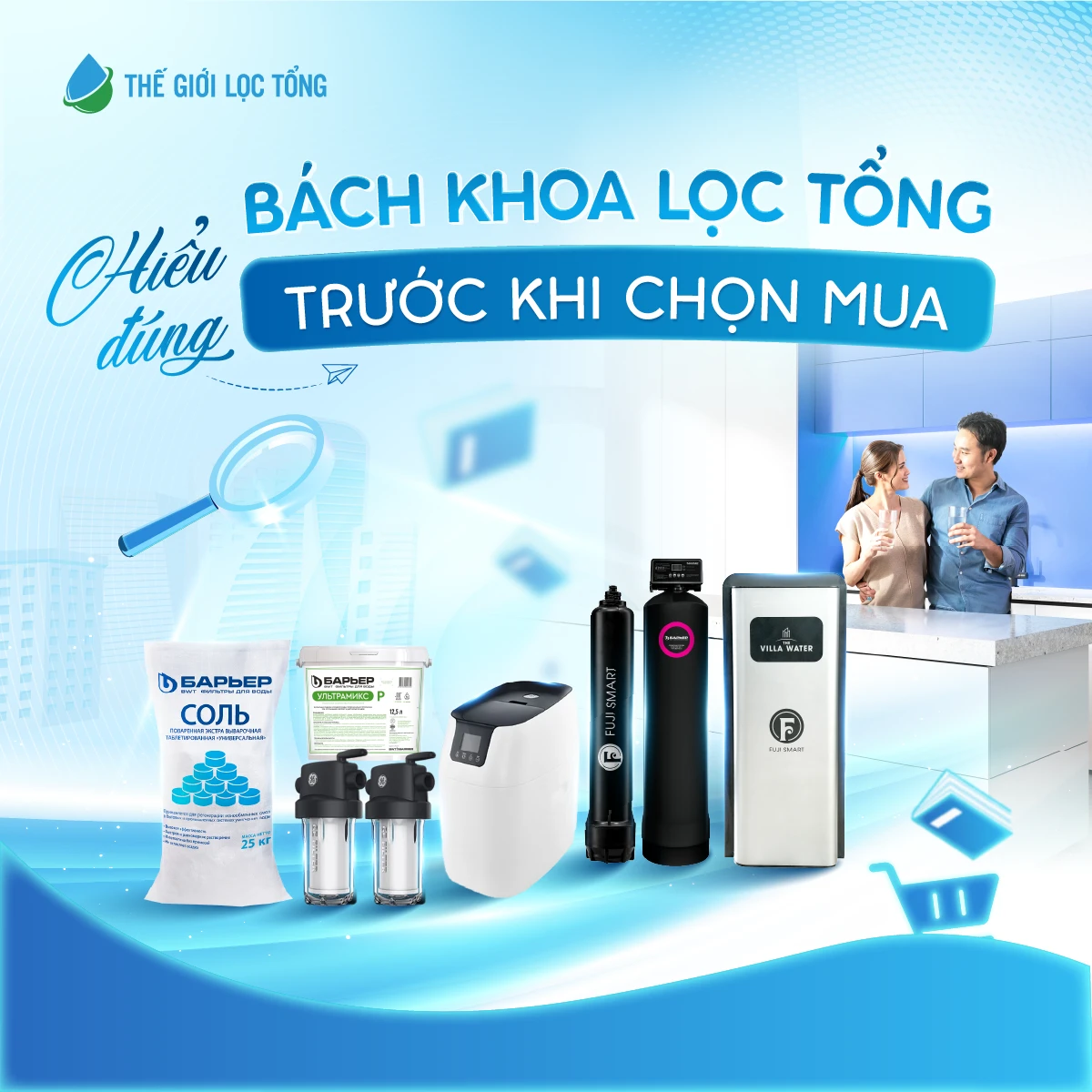 Banner bách khoa toàn thư về hệ thống lọc tổng - lọc nước sinh hoạt mobile