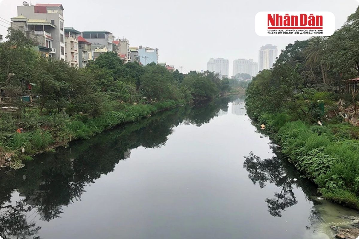 Báo Nhân Dân đưa tin: “Bảo đảm an ninh nguồn nước vùng tây Hà Nội”