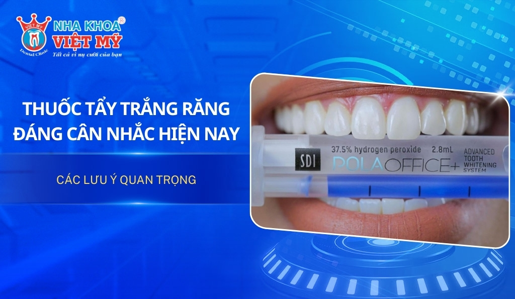 Gợi ý top 6 thuốc tẩy trắng răng đáng cân nhắc hiện nay